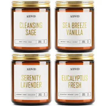 4-Piece Aromatherapy Candle Set 1