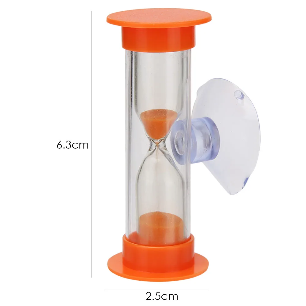 2 Minute Teeth Brushing Sandglass Timer Perfect Gift Suction Cup Hourglasses Sand Clock Home Decoration for Children Adults 6