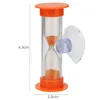 2 Minute Teeth Brushing Sandglass Timer Perfect Gift Suction Cup Hourglasses Sand Clock Home Decoration for Children Adults 6