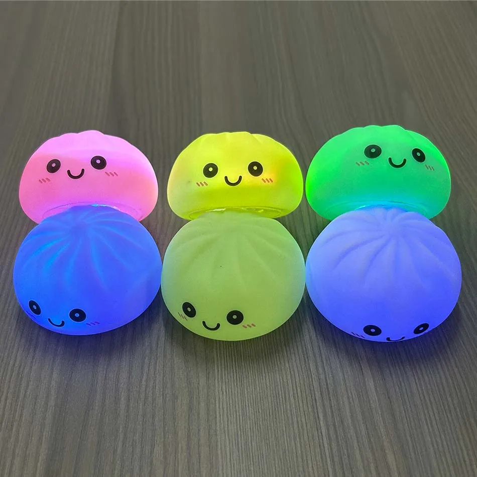Dumpling Bun Stress Relief Squishy Ornament - Fun Desk Fidget Toy & Unique Gift