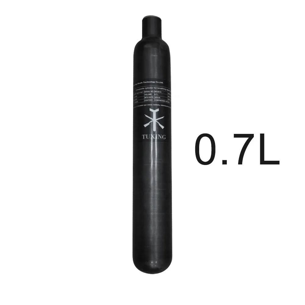 

TXUING 300Bar 30Mpa 4500Psi 0.7L 700CC газовый баллон из углеродного волокна HPA Воздушный баллон для дайвинга M18 * 1,5