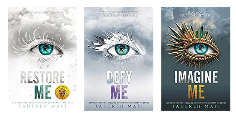 3 ספרים Tahereh Mafi ספר חדש באנגלית Shatter Me Unravel/ignite/restore/defy/imagine Me 2024