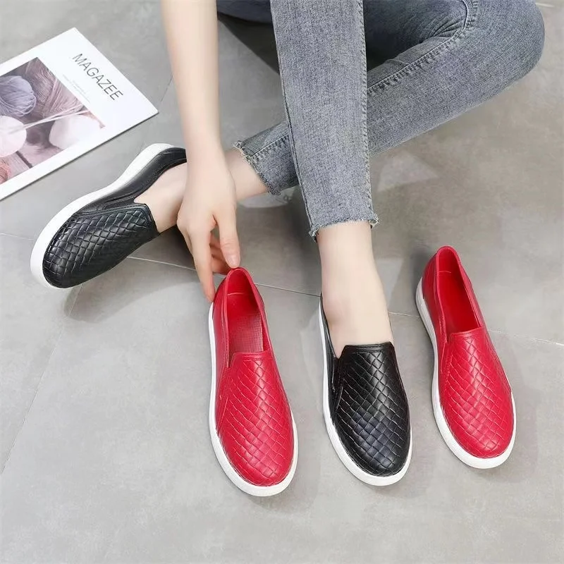 

Rain Boots Women Fashion Waterproof PVC Winter Rain Shoes New Arrivals Garden Washing Work Shoes Casual Rainboots Women Boots