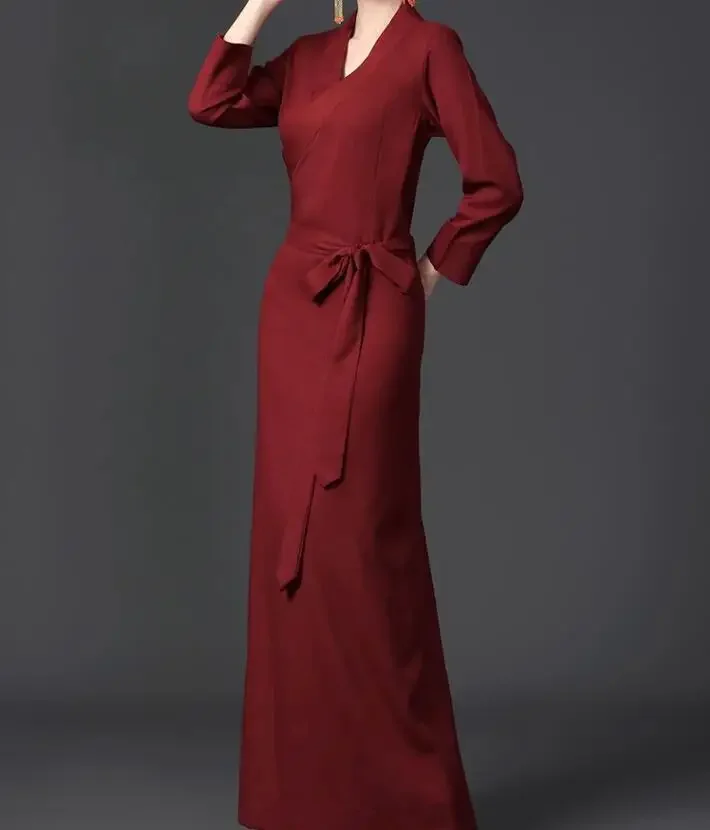 Chinese Tibetan Clothing Female Tibetan Dance Performance Clothing