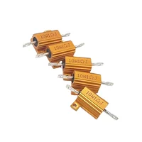 RX24-10W Gold aluminum shell resistor  40R 43R 45R 47R 48R 50R 51R 56R 60R 250R 120R 750R 25K 62 ohms - Image 3