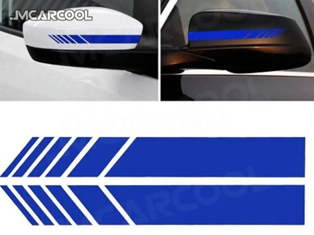 Car Sticker Car Rearview Mirror Side Decal Stripe Vehicle Body Trim Sticker Exterior Decoration Body Accessories 1 Pair car sticker