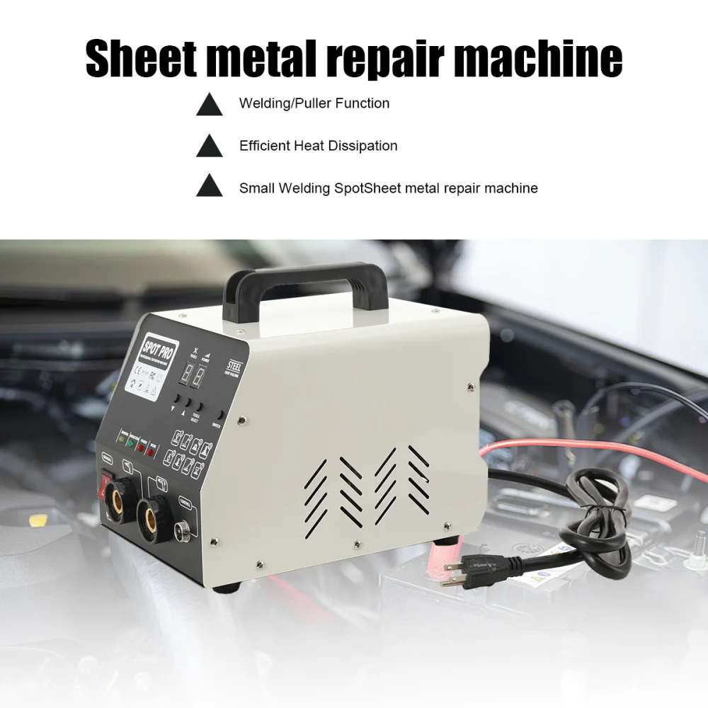Sheet Metal Repair Machine 3800A Dent Puller Machine Spot Welder Auto Car Body Dent Puller Repair Kit 110V