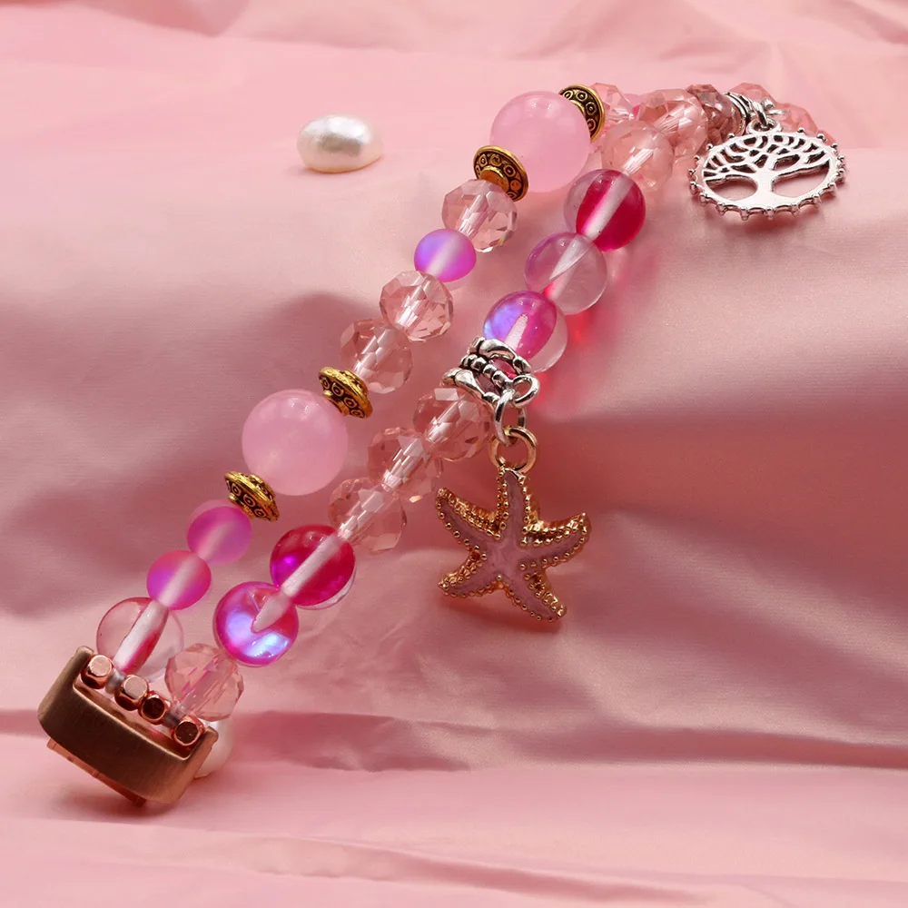 Elegant Handmade Crystal Bead Bracelet - Dressy Jewelry Wristband Replacement