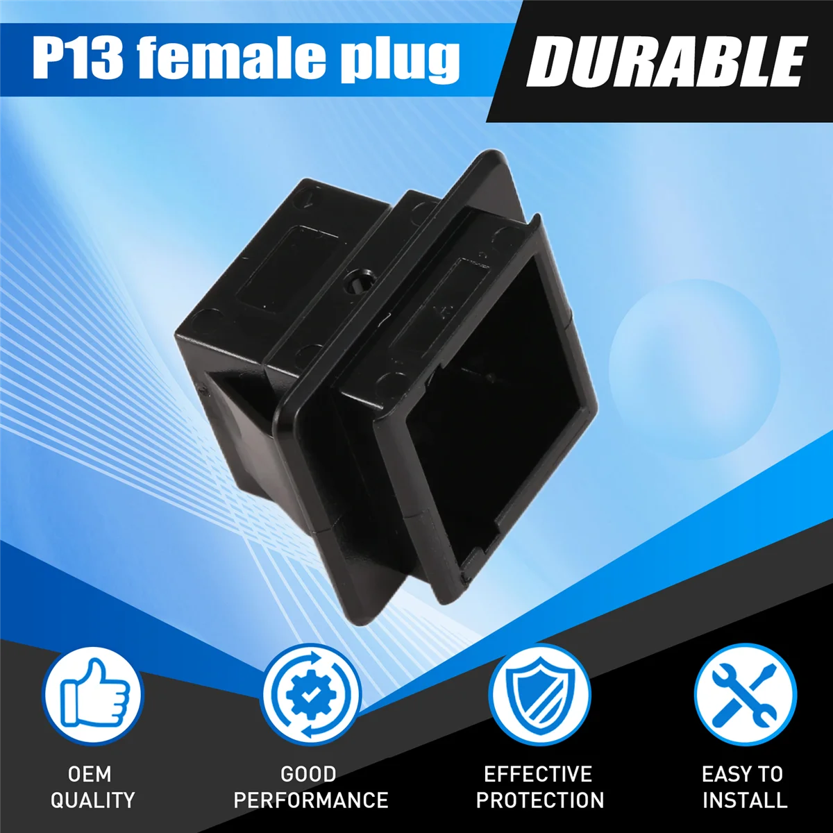 N91R Bitmain P13 4pin Anderson Plug AC Power Plug Female Socket for Antminer S21 S19jxp Power Supply Female Charging Terminal