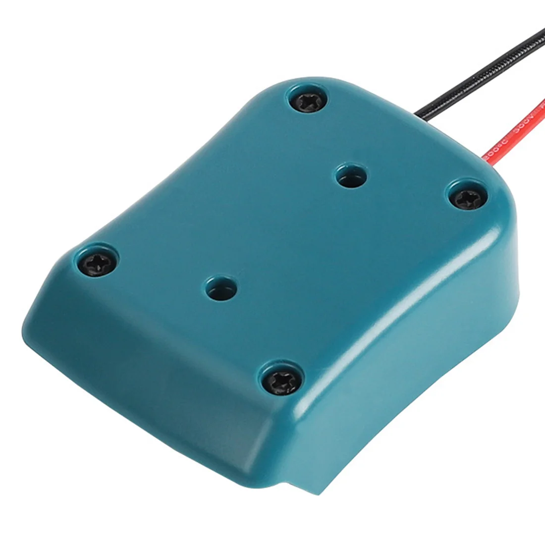 

10.8V-12V Battery Mount Dock Power Connector with 14Awg Wires Connectors Adapter Tool for Battery DIY, Blue-Green