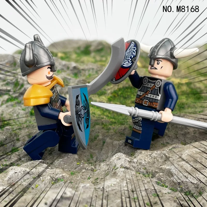 국경 간 도매 M8167 M8168 M8170 M8206 8027 M8230 바이킹 빌딩 블록 장난감