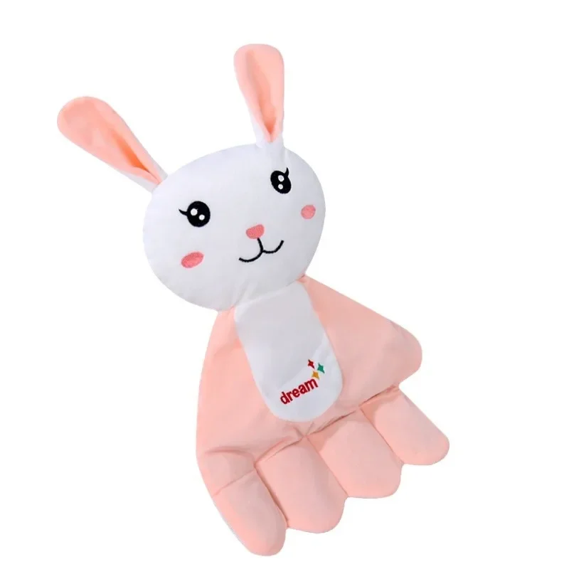 부드러운 손바닥을 달래주는  장난감, 남아 및 여아용 귀여운 베개,  안아주는 수면 인공