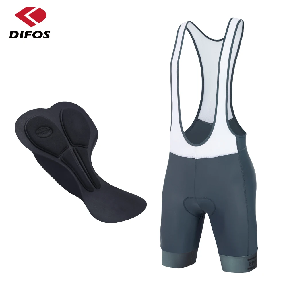 

DIFOS Cycling Men's Bib Shorts Outdoor MTB Bike Breathable 4D Gel Bicycle Padded Bicycle Pants Riding Bib Tights Asian Size