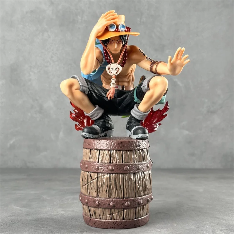 33CM Anime One Piece Portgas·D· Ace Figure KING OF ARTIST SPECIAL
