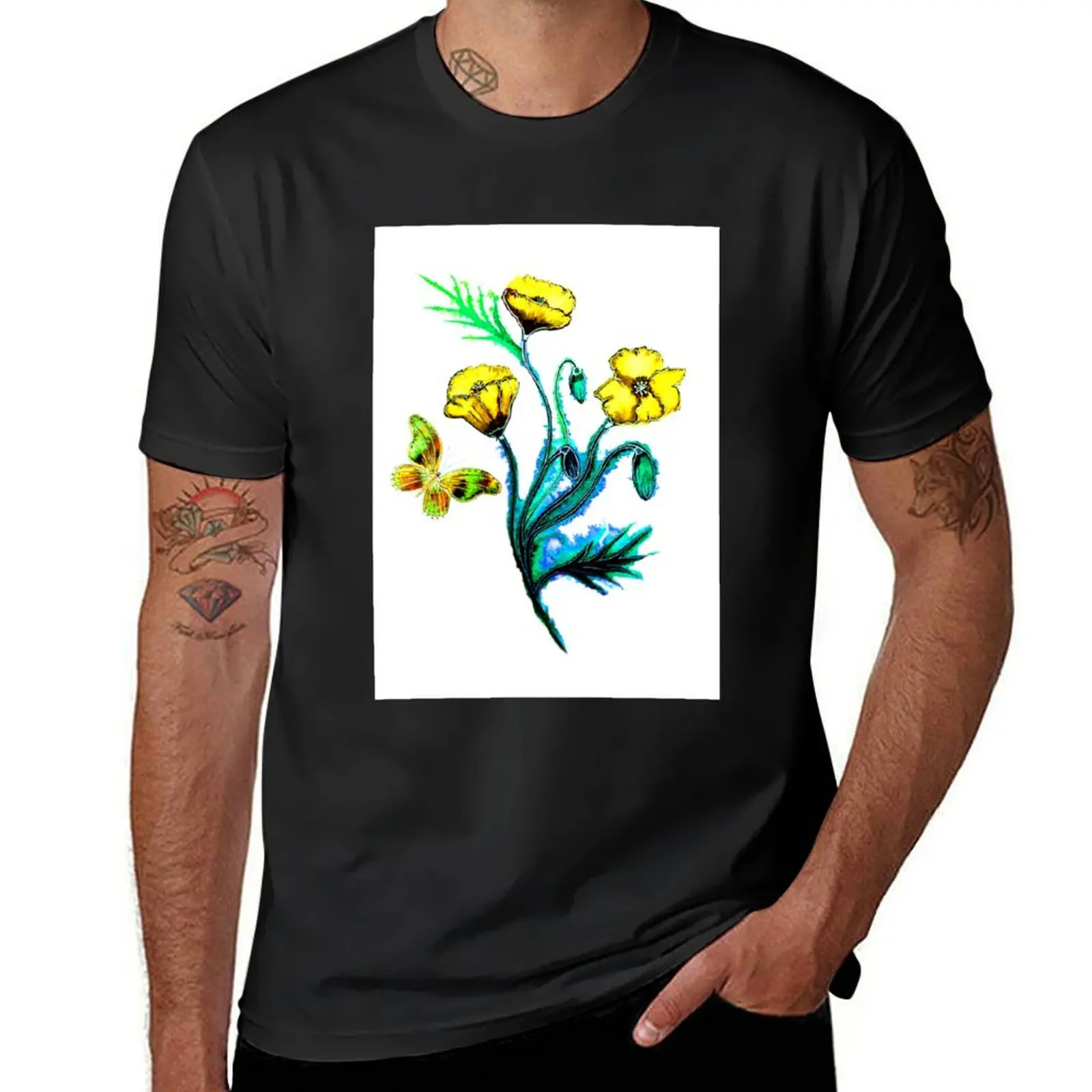 

Spring Dance T-Shirt tops boys animal print Men's cotton t-shirt