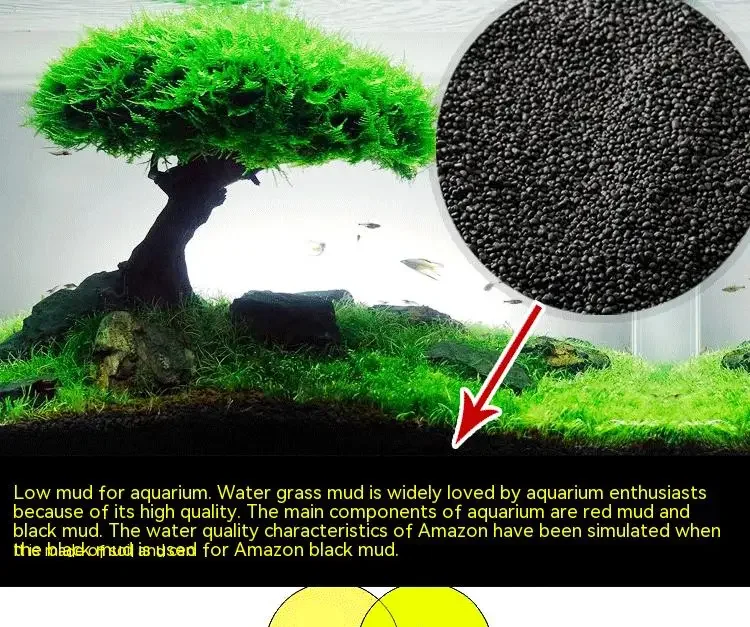 Aquarium Plant Grass Nutrient Fertilizer Soil Plant Planting Substrate Sand Aquarium Grass Seed Sand Bottom Subsoil Fertilizer