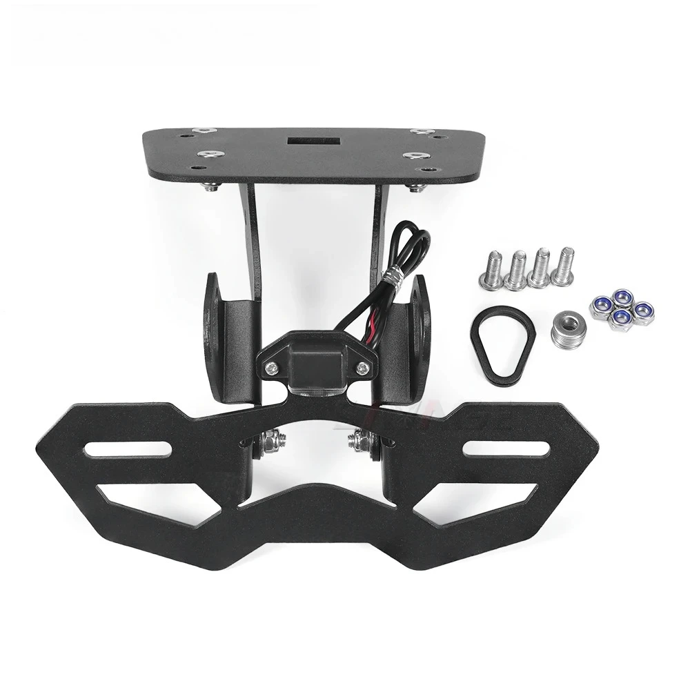 야마하 YZF R3 R25 MT25 MT03용 MT 03 R3 LED 라이트 번호판 홀더, 조절 가능한 펜더 제거기, MT03 오토바이 액세서리
