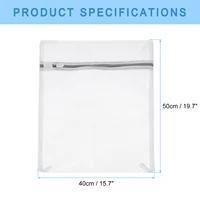 2/3/5pcs Mesh Wash Bag Mesh Laundry Bags Travel Storage Organize Bags with Zipper for Delicate Clothing Laundry Stocking 2