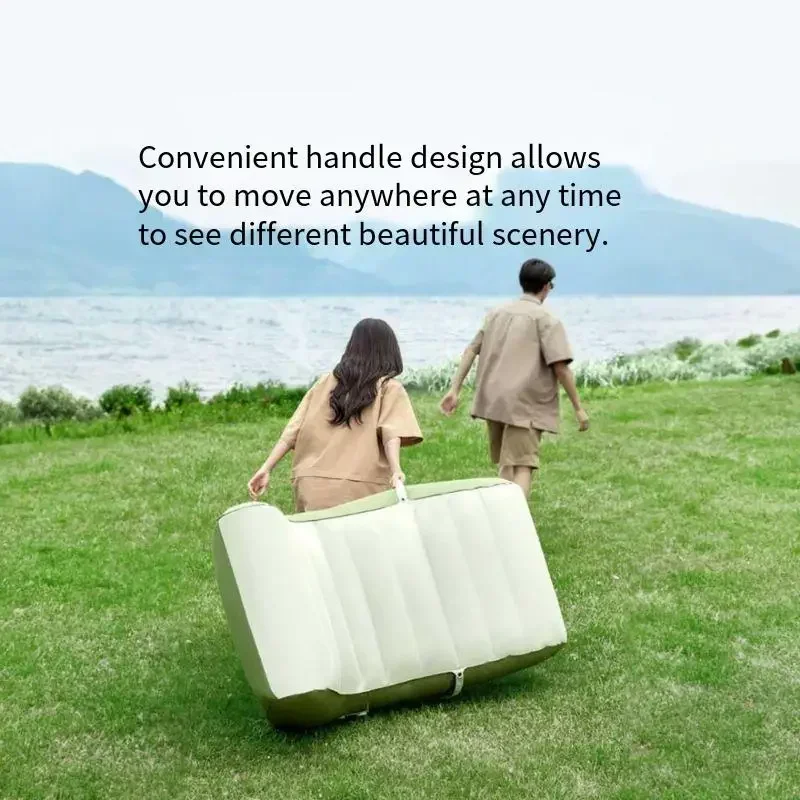 8H outdoor one button automatic inflation deflation sofa bed green HAD furniture sofa outdoor furniture set