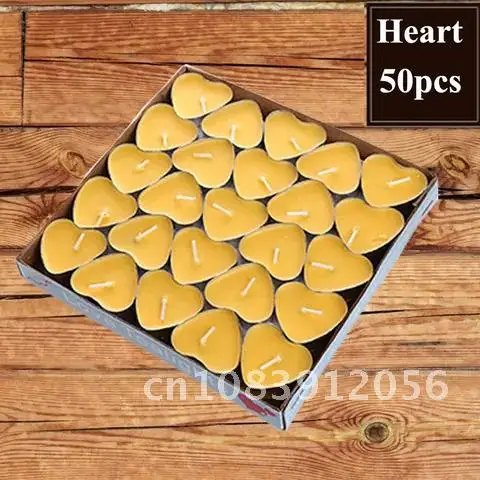 

50pcs/set Wedding Cake Candles Birthday Party Supplies Safe Flames Dessert Decoration Colorful Flame Multicolor Candle