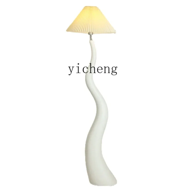 

YY Nordic Cream Mushroom Floor Lamp Modern Minimalist Living Room Sofa Lamp