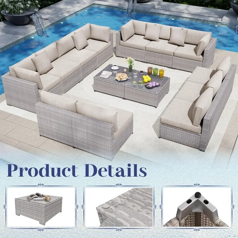 KIGOTY Patio Furniture Set 6