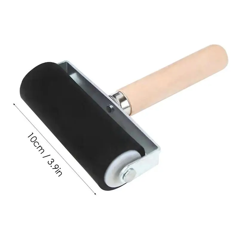 6/10cm Professional Rubber Roller Brayer Ink Painting Printmaking Roller Art Stamping Tool DIY Craft Tool For Kids Paint Tools