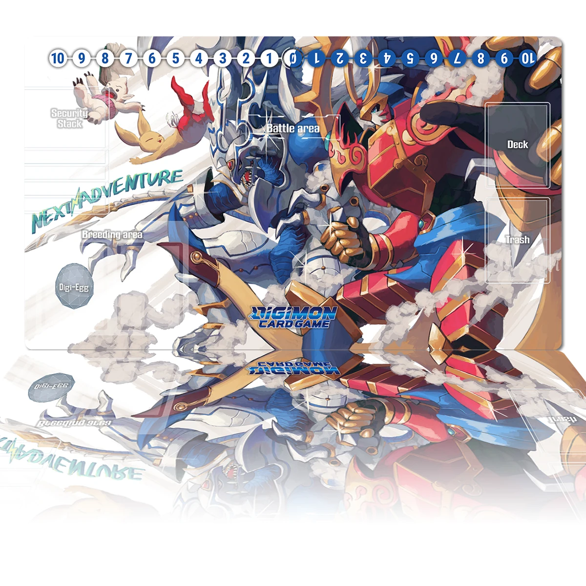 Digimon Adventure Playmat DTCG CCG Board Game Trading Card Game Mat Anime Mouse Pad Rubber Desk