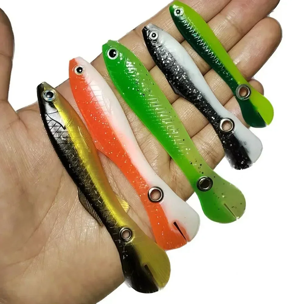 Soft Bait Bionic Fishing Lure Artificial Silicone Mock Lure Bounce Moving  Bait Fishing Goods for Sea Tackle Bass Pike Freshwater