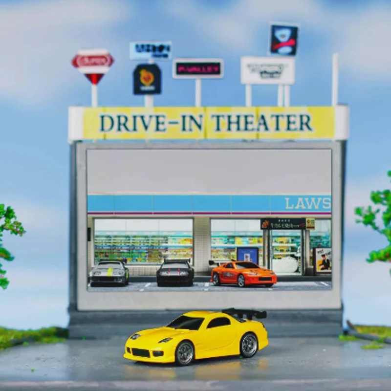 TURBO RACING 1/76 C71 Mini Remote Control Car Full Scale Sports Car Simulation Model Toy Festival Gift 2