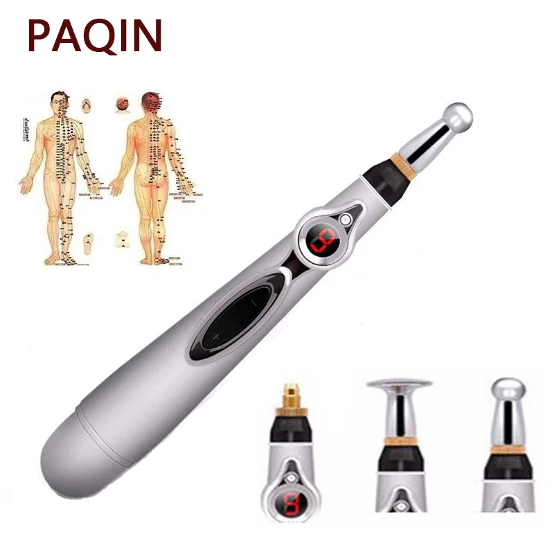 Electric Acupuncture Point Massage Pen Pain Relief Laser Therapy