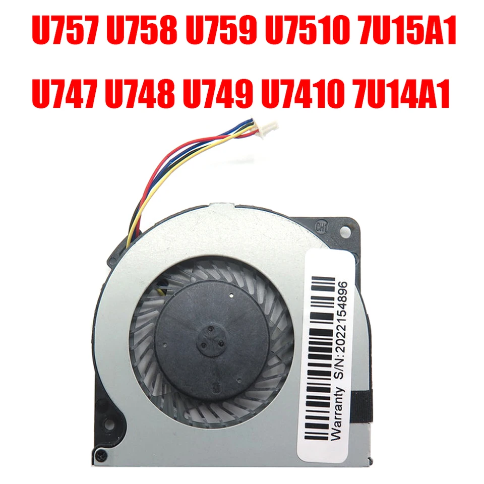 5V CPU Cooling Thermal Fan For Fujitsu LifeBook A3510 FLHD DFS541105FC0T