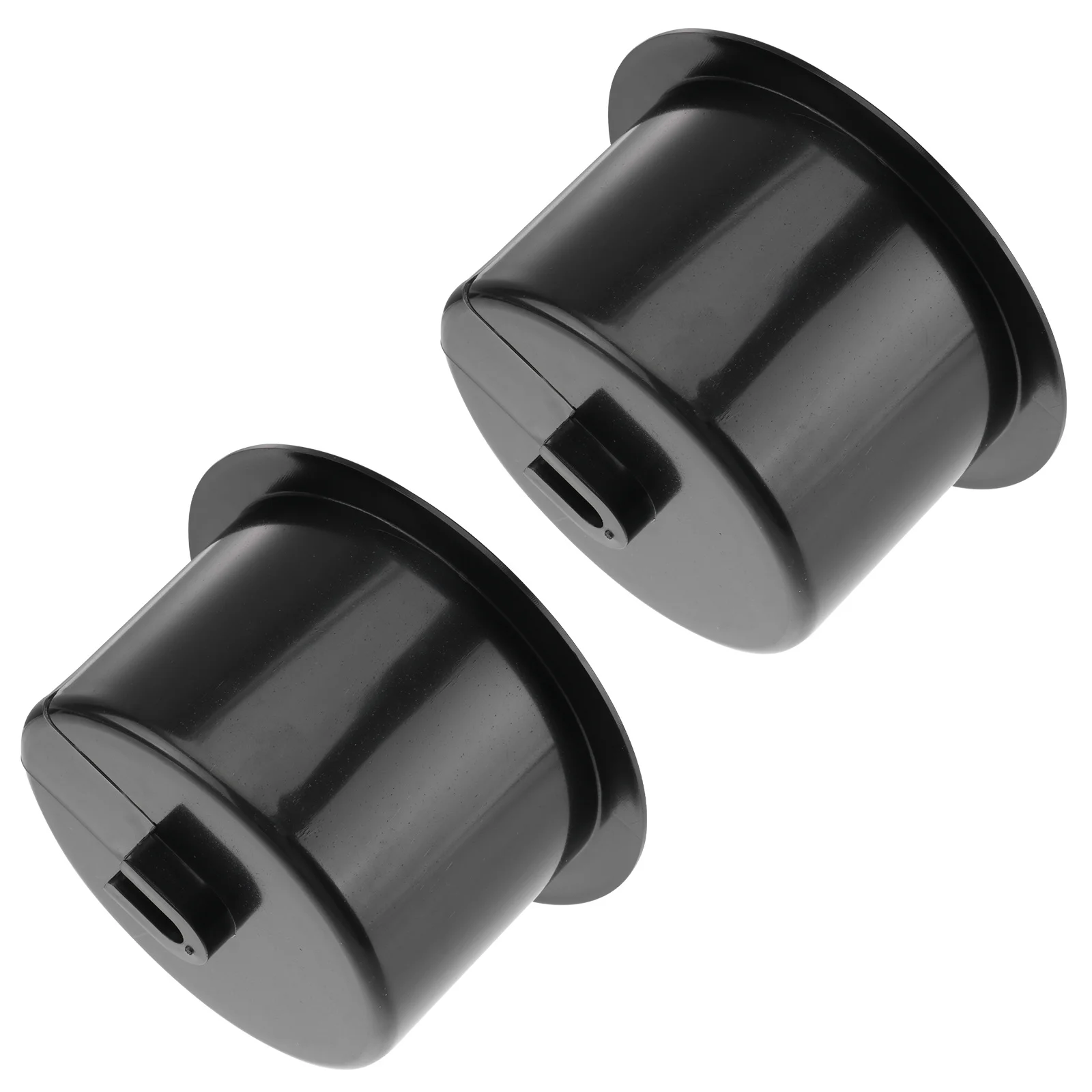 2개입 비즈니스 차량용 컵홀더, 고강도 블랙 플라스틱, RV, 보트, 소파, 게임 테이블, 카우치용 컵홀더 인서트