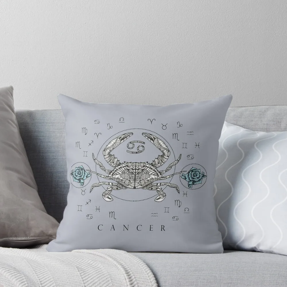 

Horoscope Cancer Throw Pillow ornamental pillows Pillow Covers Decorative