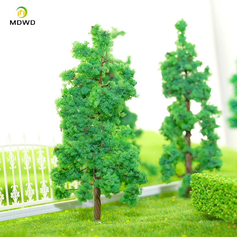 5Pcs 1/87 Scale 3V Lampade Da Parete Classiche Lampioni Modello Making Ho Train Railway Layout