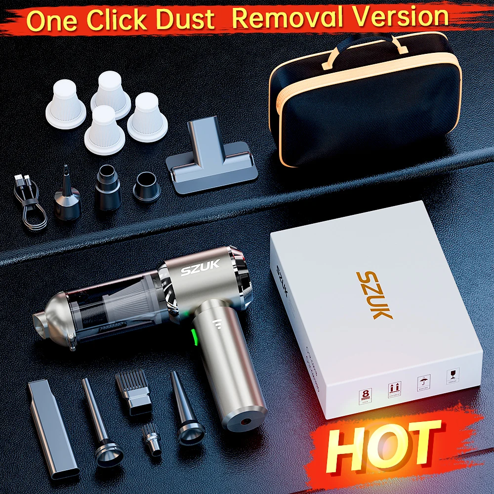 مكنسة كهربائية للسيارة جديدة من SZUK موديل 2025، ص...