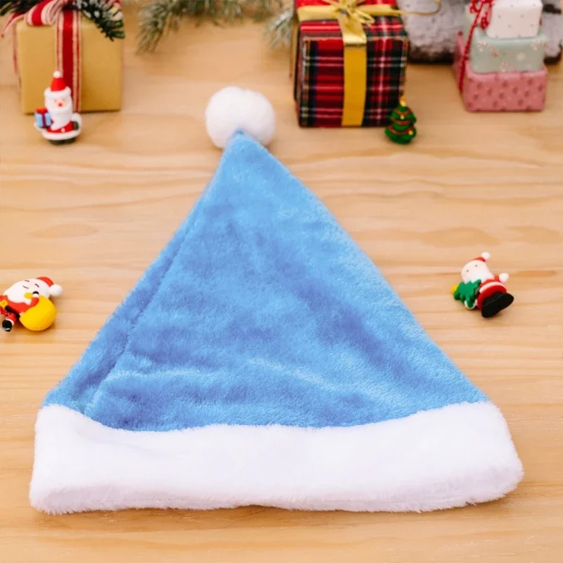 New Christmas Santa Hat Unisex Comfortable Creatively Multi Color Adult & Kids Christmas Hat for Xmas Holiday Party