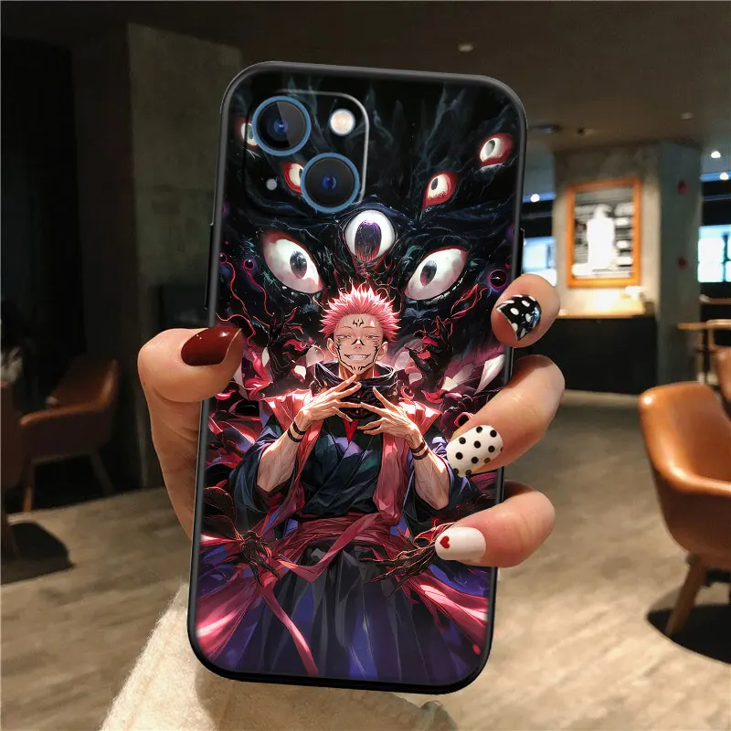 Jujutsus Gojo Anime Shell Phone Case