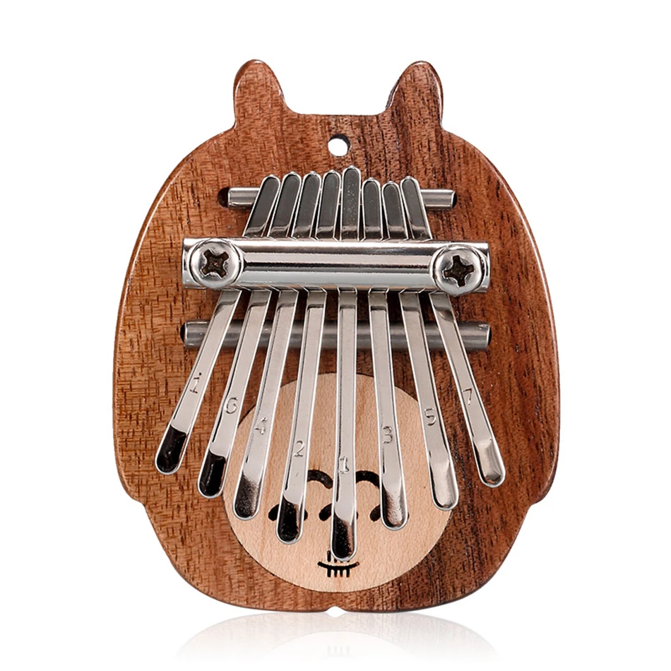 

8 Keys Mini Cat Kalimba Thumb Piano Wooden Professional Kalimba Plate Mbira Voiasin Exquisite Musical Instrument Gift
