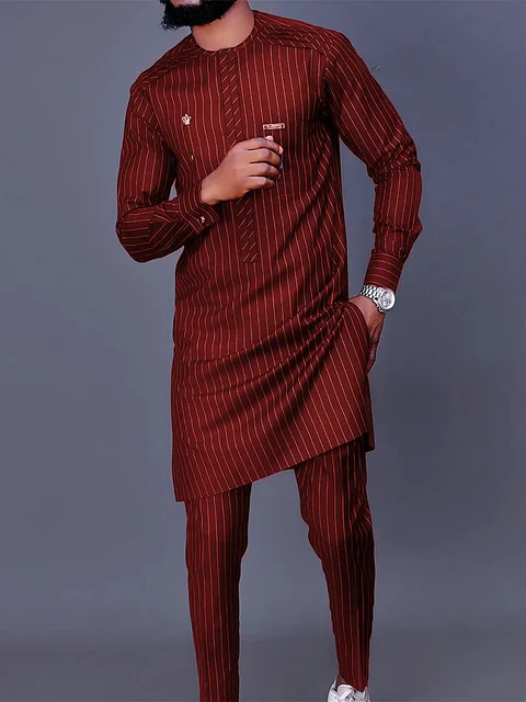 Remi Striped Dashiki Outfit - Image 2