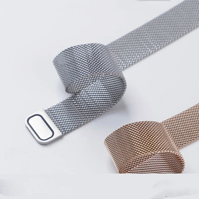 Elegant Quick Release Milanese Loop Stainless Steel Watch Strap with Adjustment Tool