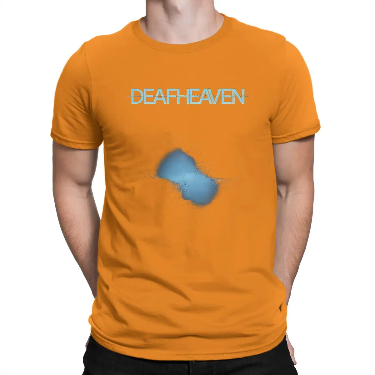 thumbnail image 1 of Camiseta Shellstar Merch para hombre, de Deafheaven Cotton Clothing, increíble camiseta de manga corta con cuello redondo., 1 of 7