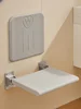 Bathroom folding stool shower seat wall-mounted non-slip toilet the elderly bath seat back 2