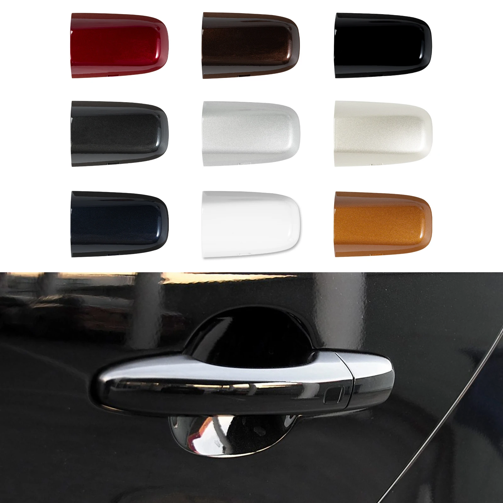 전면 좌측 외부 문짝 핸들 커버, 볼보 XC60 S60 S60L S60 S60L V40..