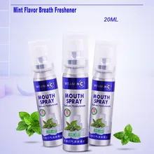 

3Pcs 20ml Portable Mint Flavor Breath Fresheners Mouth Spray Smoke Bad Breath Removal Tooth Whitening Mousse Oral Hygiene Spray
