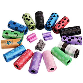 Nuova borsa per cacca per cani per animali domestici Sacchetti per rifiuti per rifiuti Borsa per pulizia biodegradabile Borsa per raccolta rifiuti per cani