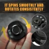Stainless Steels 3 in 1 Fidget Spinner and Slider Combo with Click Button Metal Toy for Adult Stress Relief 3