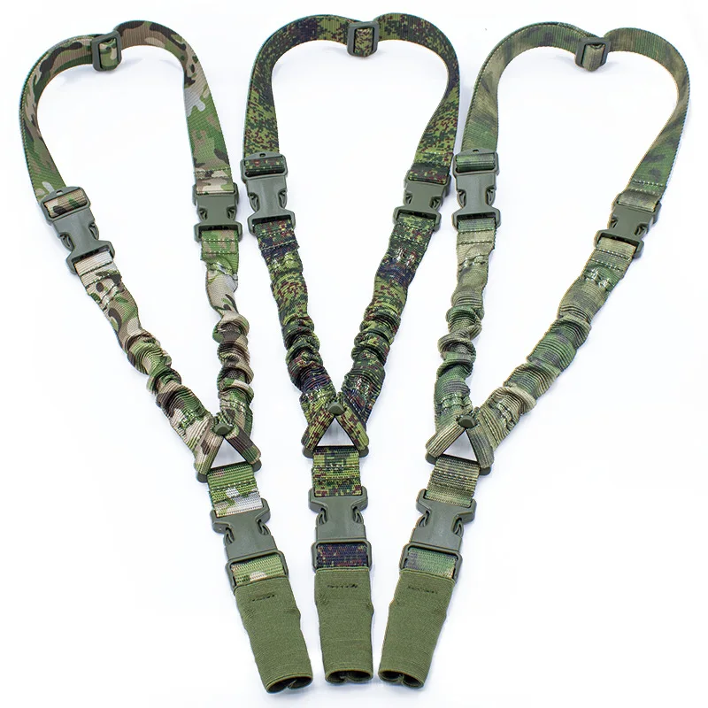 

Single And Double Point Tactical Gun Rope Multi-function Lanyard Belt