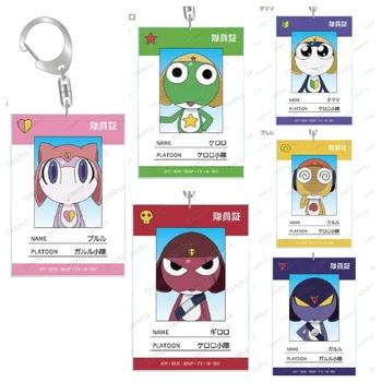 Portachiavi Anime Keroro, Ciondolo in Acrilico con Personaggio dei Cartoni, Accessori per Gioielli, Regali, Negozio Outlet di Fabbrica