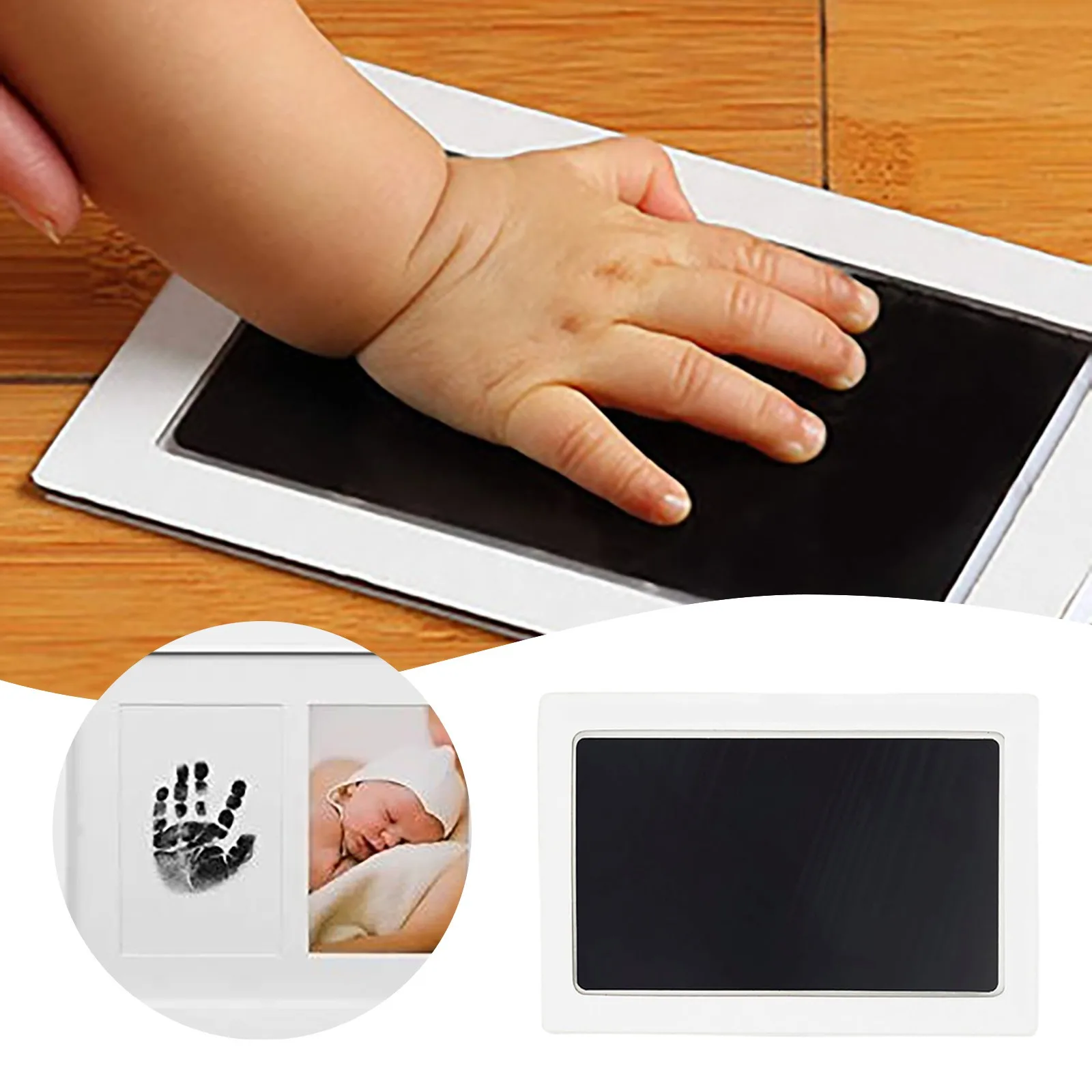 Cute Mini Erasers Bulk Inkless Hand And Footprint Kit Ink Pad For Baby Hand And Footprints Dog Mini Christmas Erasers for Kids